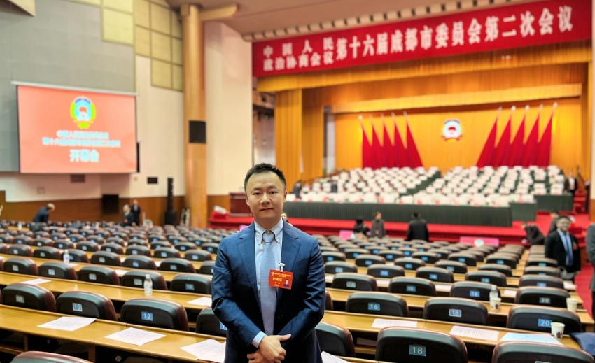 成都市政協(xié)委員柏添。受訪者供圖