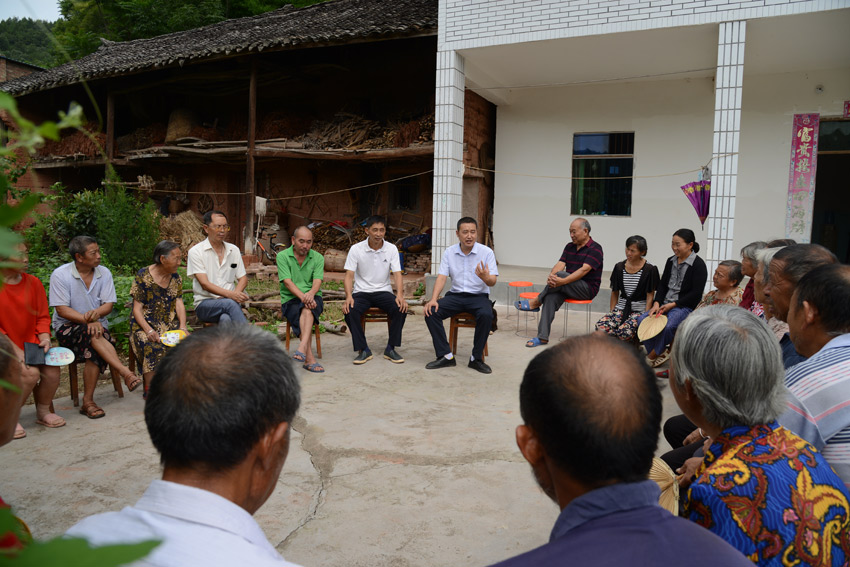 繼光鎮(zhèn)旗山村壩壩會。繼光鎮(zhèn)人民政府供圖