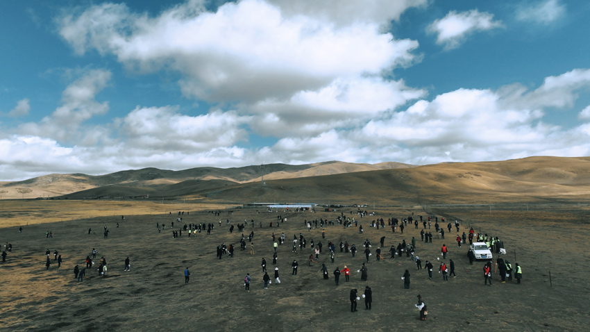 全民動(dòng)員，保護(hù)黃河。阿壩州委宣傳部供圖