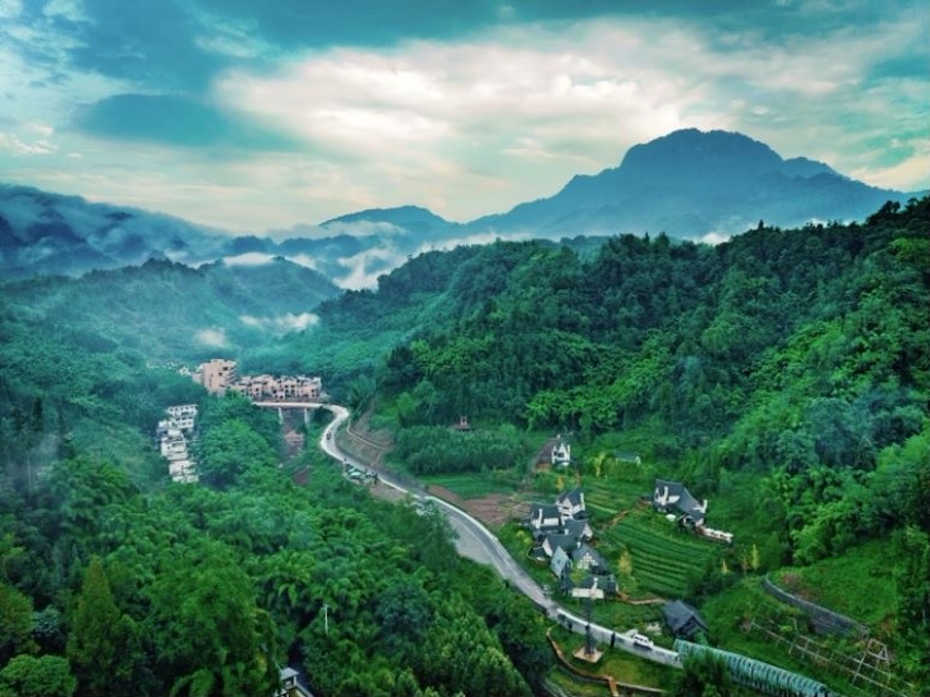 俯瞰全村。受訪者供圖