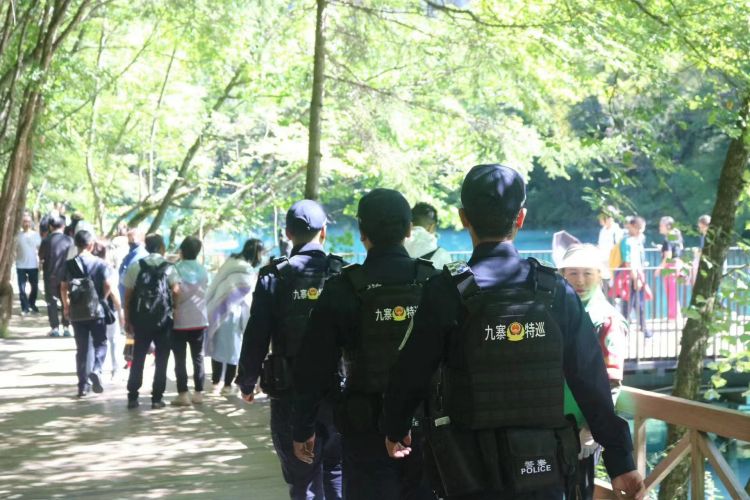 景區(qū)巡邏。九管局供圖
