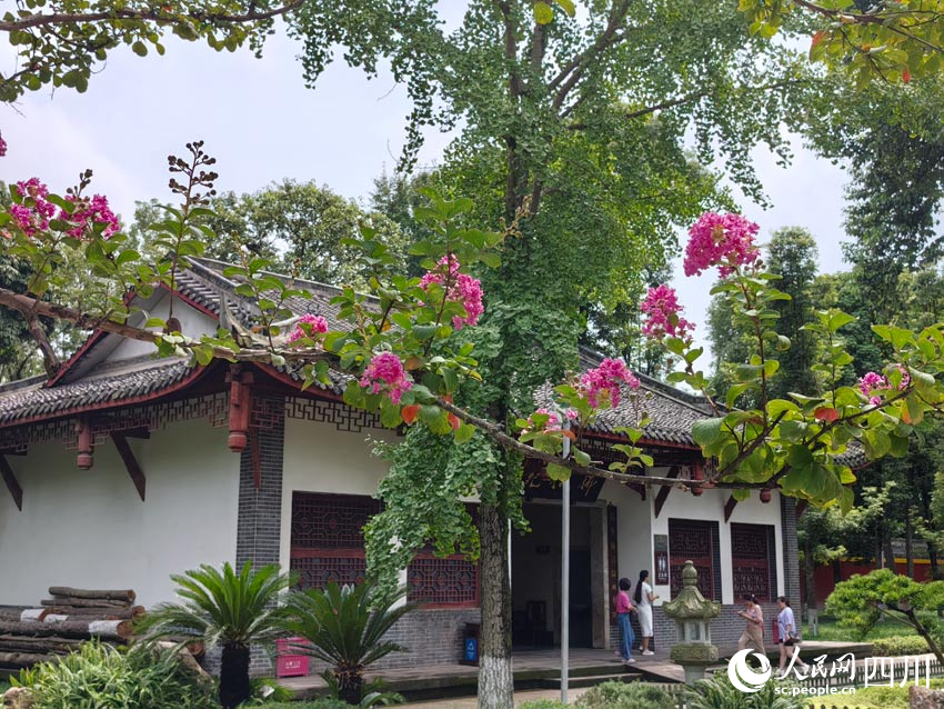 美麗的院內(nèi)風(fēng)景。人民網(wǎng)記者 劉海天攝