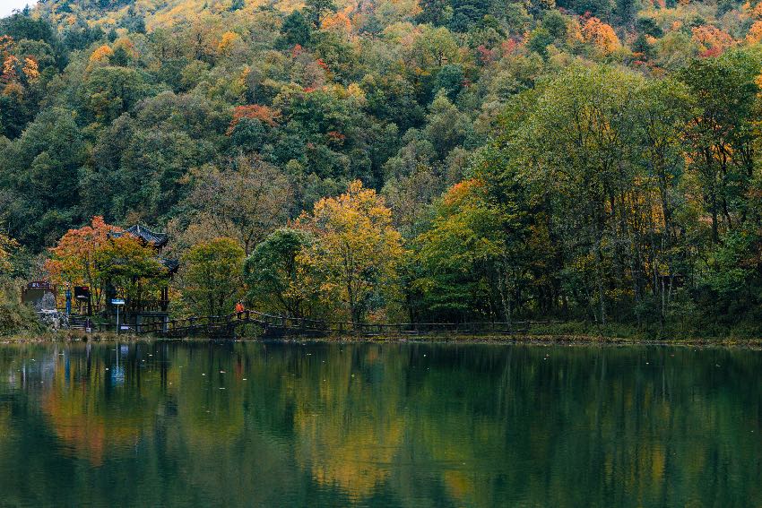 鹿池。二郎山喇叭河景區(qū)供圖