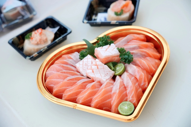 現(xiàn)場(chǎng)高端食材展示。活動(dòng)方供圖