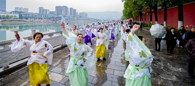 漢服巡游隊(duì)。利州區(qū)委宣傳部供圖