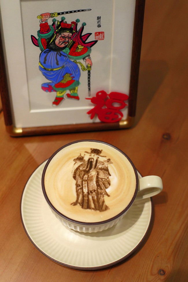 財神入畫，香氣滿堂。綿竹金申文旅公司供圖