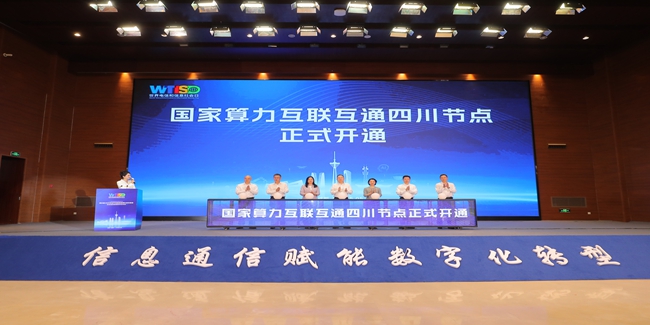 國(guó)家算力互聯(lián)互通四川節(jié)點(diǎn)正式開(kāi)通。四川省通信管理局供圖