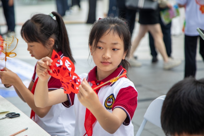 活動現(xiàn)場。共青團成都市委供圖