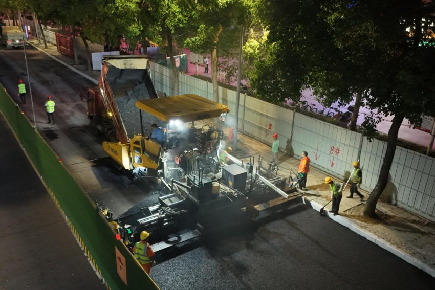 施工現(xiàn)場。受訪者供圖