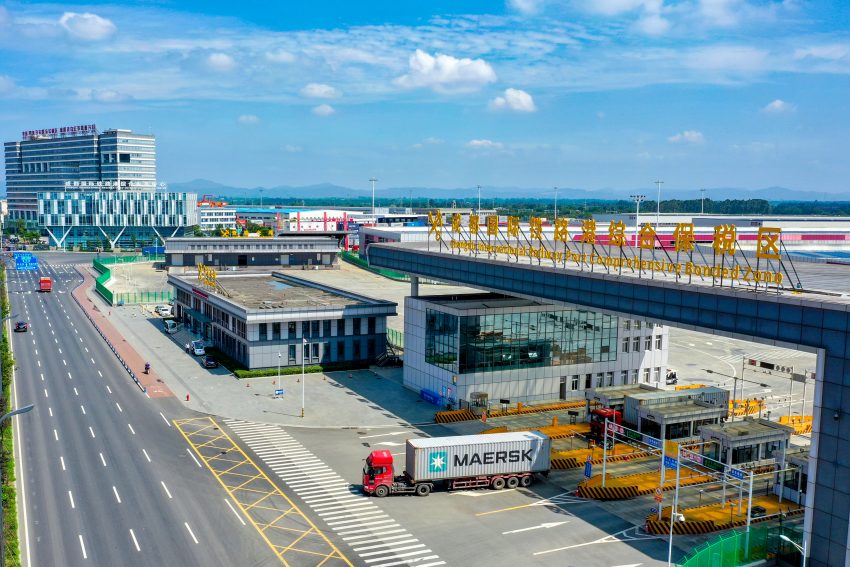 成都國(guó)際鐵路港。成都國(guó)際鐵路港經(jīng)開(kāi)區(qū)管委會(huì)供圖