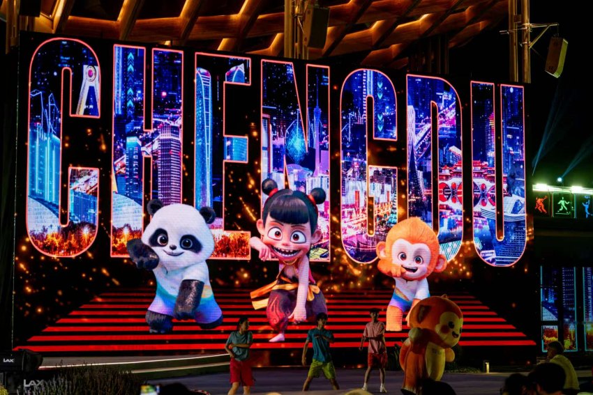 全流程合排現(xiàn)場。成都世運會執(zhí)委會供圖