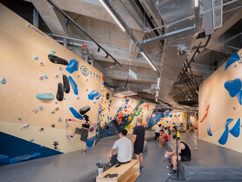 香蕉攀巖西南首店現(xiàn)場(chǎng)。受訪者供圖