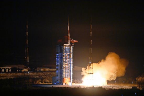 “水利一號(hào)”遙感衛(wèi)星在太原衛(wèi)星發(fā)射中心成功發(fā)射。水利部供圖