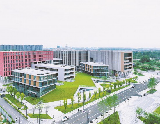 電子科大科創(chuàng)谷。 受訪單位供圖